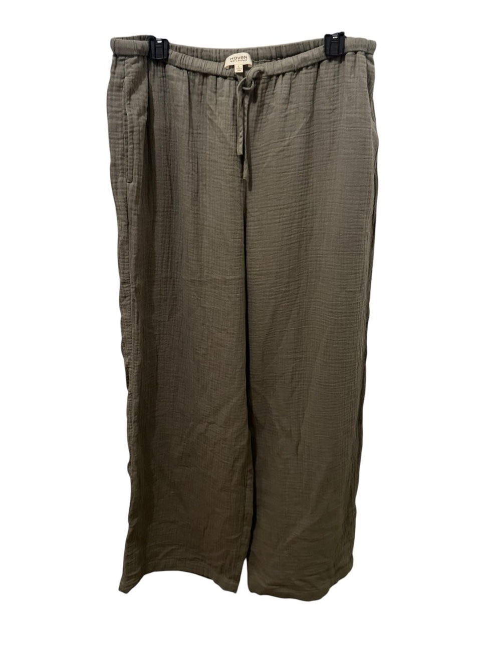 Haven Well Within Gauzy Organic Cotton Pull On Pants Size Large